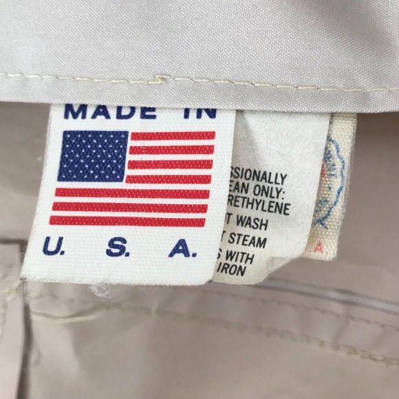 Womens Vintage 80s Neiman Marcus Beige Minimalist Classy Trench Rain Coat / 8 - Picture 12 of 12